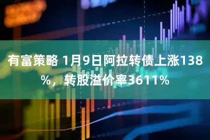 有富策略 1月9日阿拉转债上涨138%，转股溢价率3611%